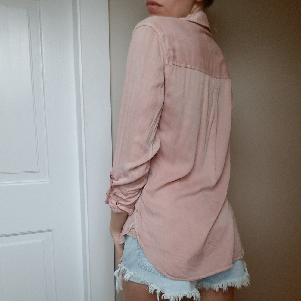 American Eagle boyfriend button up.